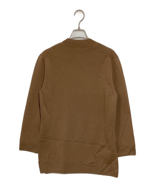 theory（セオリー）theory (セオリー) クルーネックニット ブラウン サイズ:Sの古着・服飾アイテム