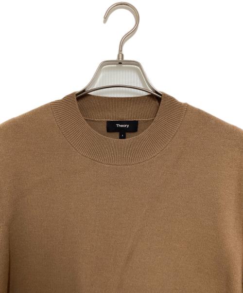 theory（セオリー）theory (セオリー) クルーネックニット ブラウン サイズ:Sの古着・服飾アイテム