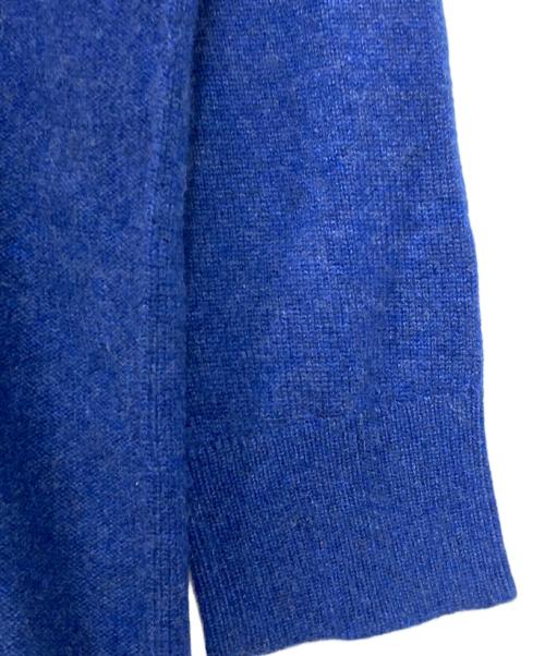 HERMES（エルメス）HERMES (エルメス) カシミヤニットワンピース ブルー サイズ:36の古着・服飾アイテム