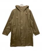 Barbour×BEAMS Fバブアー×ビームスエフ）の古着「別注 HOODED HUNTING ピーチドコットン フーデッド ハンティングコート」｜ブラウン