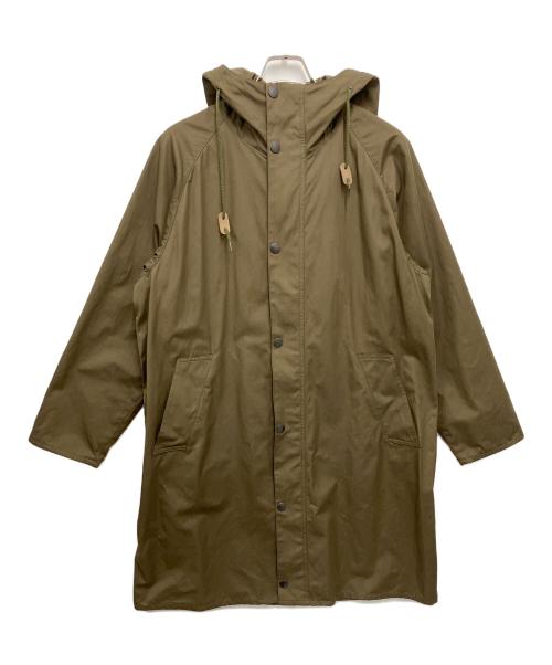 Barbour（バブアー）Barbour (バブアー) BEAMS F (ビームスエフ) 別注 HOODED HUNTING ピーチドコットン フーデッド ハンティングコート ブラウン サイズ:36の古着・服飾アイテム