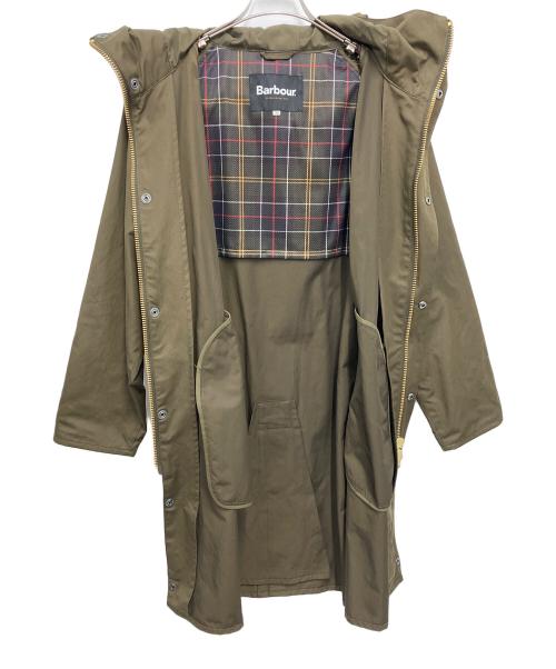 Barbour（バブアー）Barbour (バブアー) BEAMS F (ビームスエフ) 別注 HOODED HUNTING ピーチドコットン フーデッド ハンティングコート ブラウン サイズ:36の古着・服飾アイテム