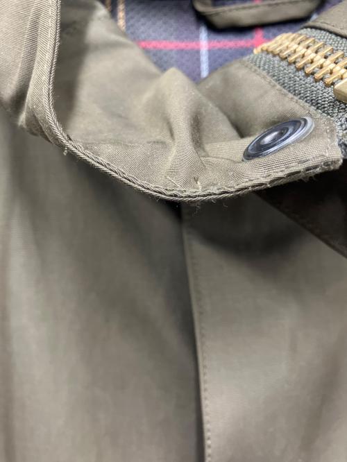 Barbour（バブアー）Barbour (バブアー) BEAMS F (ビームスエフ) 別注 HOODED HUNTING ピーチドコットン フーデッド ハンティングコート ブラウン サイズ:36の古着・服飾アイテム