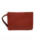 Valextra×MONCLERヴァレクストラ×モンクレール）の古着「クラッチバッグ」｜ブラウン