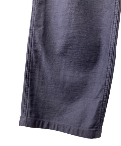 HYKE（ハイク）HYKE (ハイク) BACK SATIN BAKER PANTS ネイビー サイズ:Sの古着・服飾アイテム