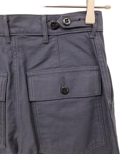 HYKE（ハイク）HYKE (ハイク) BACK SATIN BAKER PANTS ネイビー サイズ:Sの古着・服飾アイテム