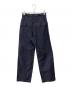 HYKE (ハイク) BACK SATIN BAKER PANTS ネイビー サイズ:S：6000円