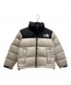 THE NORTH FACEザ ノース フェイス）の古着「ヌプシジャケット」｜ベージュ×ブラック