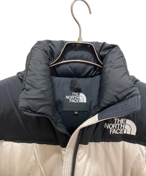 THE NORTH FACE（ザ ノース フェイス）THE NORTH FACE (ザ ノース フェイス) ヌプシジャケット ベージュ×ブラック サイズ:Sの古着・服飾アイテム