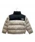 THE NORTH FACE (ザ ノース フェイス) ヌプシジャケット ベージュ×ブラック サイズ:S：18000円