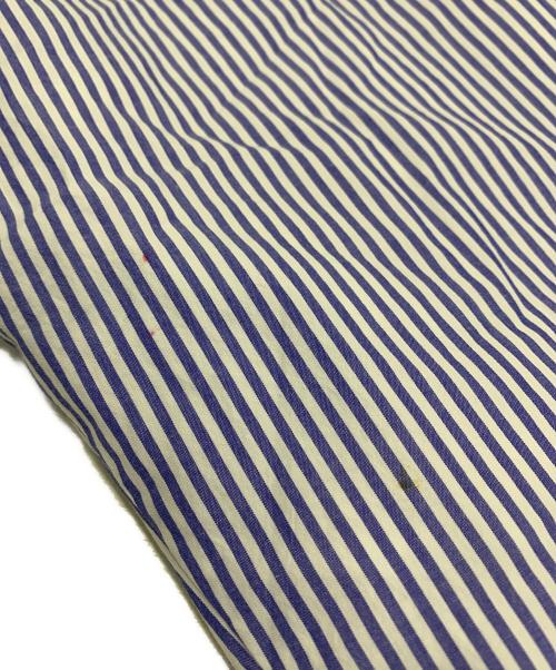 miffew（ミフュー）miffew (ミフュー) オーバーダウンシャツ ブルー×ホワイト サイズ:3の古着・服飾アイテム