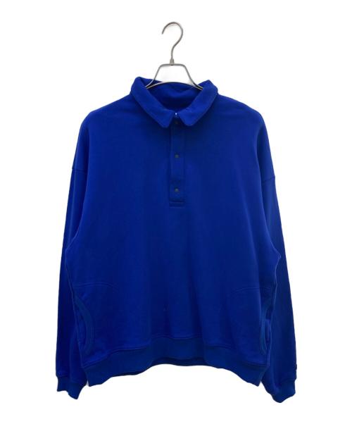 kelen（ケレン）kelen (ケレン) OBS チンストラップパイルスウェット ブルー サイズ:40の古着・服飾アイテム