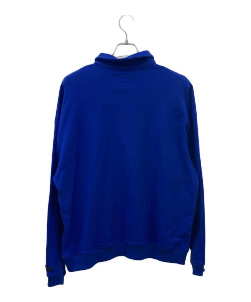 kelen（ケレン）kelen (ケレン) OBS チンストラップパイルスウェット ブルー サイズ:40の古着・服飾アイテム