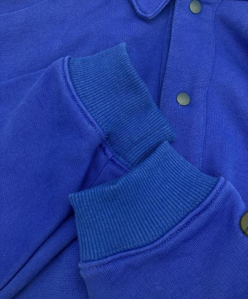 kelen（ケレン）kelen (ケレン) OBS チンストラップパイルスウェット ブルー サイズ:40の古着・服飾アイテム