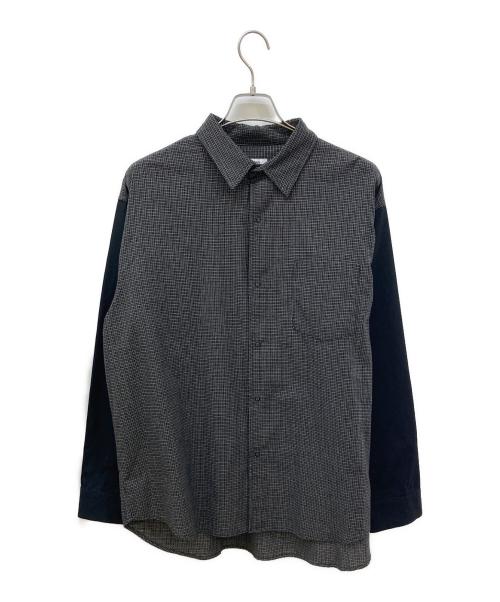 kelen（ケレン）kelen (ケレン) MORSE ミルスリーブシャツ ブラック サイズ:40 未使用品の古着・服飾アイテム