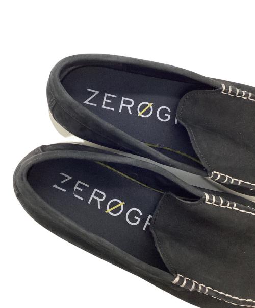 ZERO GRAND（ゼロ グランド）ZERO GRAND (ゼロ グランド) スリッポン ブラック サイズ:8Mの古着・服飾アイテム