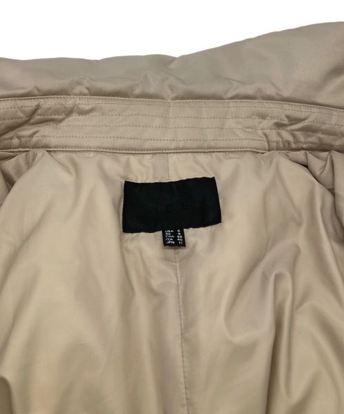 icB（アイシービー）icB (アイシービー) ADSシームレスダウンコート ベージュ サイズ:11の古着・服飾アイテム