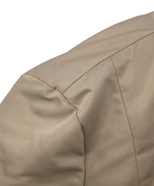 icB（アイシービー）icB (アイシービー) ADSシームレスダウンコート ベージュ サイズ:11の古着・服飾アイテム