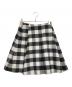FOXEY（フォクシー）の古着「ウールカシミヤチェックスカート」｜ブラック