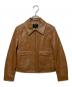 23区（ニジュウサンク）の古着「エコレザージャケット」｜ブラウン