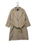 23区（ニジュウサンク）の古着「ウールアンゴラビーバーロングチェスターコート」｜ベージュ