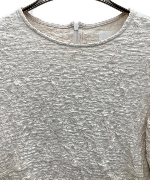 OHGA（オオガ）OHGA (オオガ) POWANリップルパフブラウス ピンク サイズ:SIZE FREEの古着・服飾アイテム