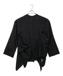 UN3D.（アンスリード）の古着「ORIGAMI OVER SHIRTS」｜ブラック