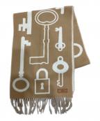 HERMESエルメス）の古着「カシミヤマフラー」｜キャメル