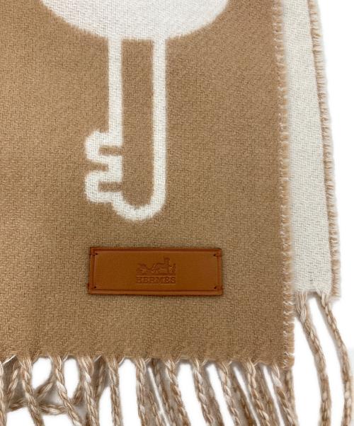 HERMES（エルメス）HERMES (エルメス) カシミヤマフラー キャメルの古着・服飾アイテム