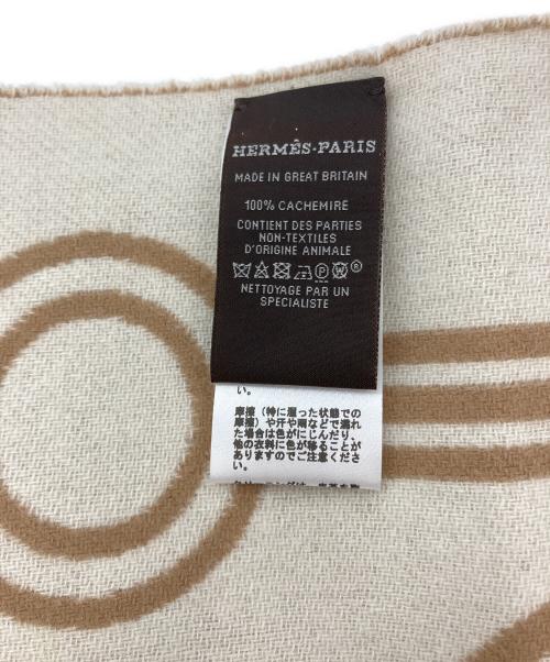 HERMES（エルメス）HERMES (エルメス) カシミヤマフラー キャメルの古着・服飾アイテム