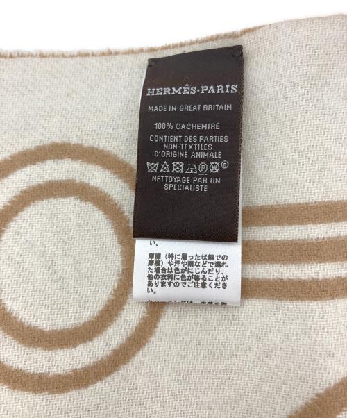 HERMES（エルメス）HERMES (エルメス) カシミヤマフラー キャメルの古着・服飾アイテム