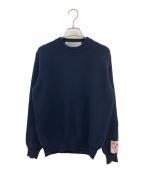 GOLDEN GOOSEゴールデングース）の古着「ラウンドネックセーター」｜ネイビー