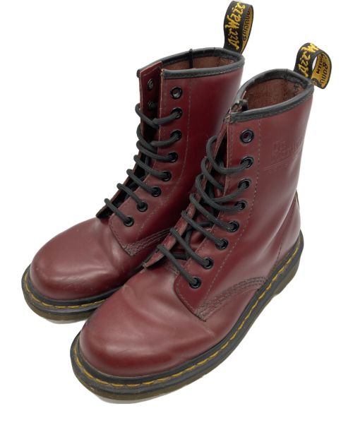 Dr.Martens（ドクターマーチン）Dr.Martens (ドクターマーチン) レースアップブーツ レッド サイズ:UK 3の古着・服飾アイテム