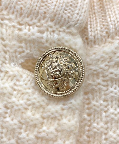 COLLAGE GALLARDAGALANTE（コラージュ ガリャルダガランテ）COLLAGE GALLARDAGALANTE (コラージュ ガリャルダガランテ) メランジニットカーディガン アイボリー サイズ:ＳＩＺＥ　ＦＲＥＥの古着・服飾アイテム