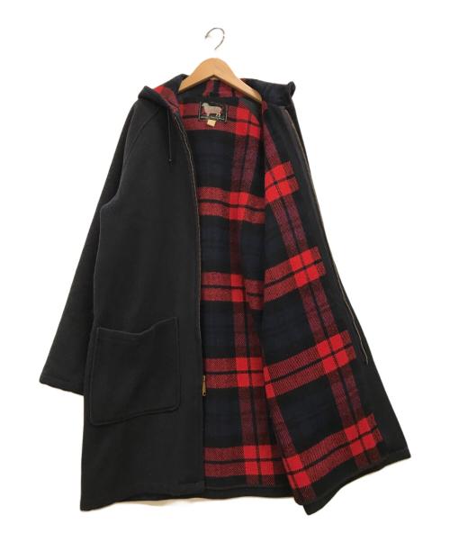 WOOLRICH（ウールリッチ）WOOLRICH (ウールリッチ) 50's メルトン フーデッド カデットコート ブラック サイズ:下記参照の古着・服飾アイテム
