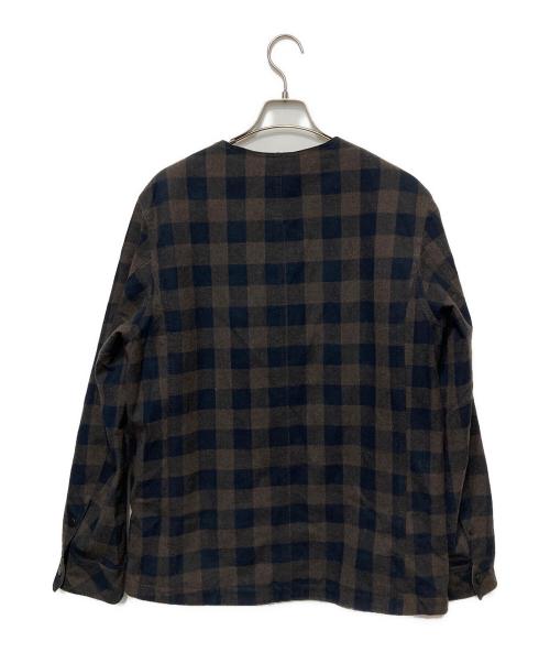 nonnative（ノンネイティブ）nonnative (ノンネイティブ) LABOURER JACKET C/W TWILL BLOCK CHECK WITH WINDSTOPPER ブラウン サイズ:3の古着・服飾アイテム
