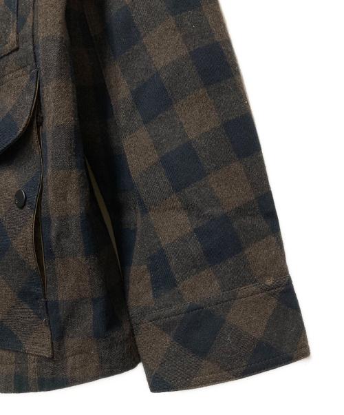 nonnative（ノンネイティブ）nonnative (ノンネイティブ) LABOURER JACKET C/W TWILL BLOCK CHECK WITH WINDSTOPPER ブラウン サイズ:3の古着・服飾アイテム