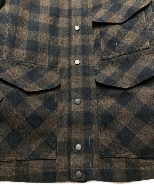 nonnative（ノンネイティブ）nonnative (ノンネイティブ) LABOURER JACKET C/W TWILL BLOCK CHECK WITH WINDSTOPPER ブラウン サイズ:3の古着・服飾アイテム