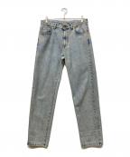 GUCCIグッチ）の古着「バックロゴデニムパンツ」｜インディゴ