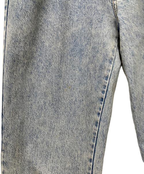 GUCCI（グッチ）GUCCI (グッチ) バックロゴデニムパンツ インディゴ サイズ:86cm（W34）の古着・服飾アイテム