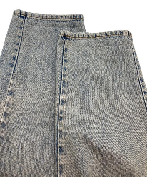 GUCCI（グッチ）GUCCI (グッチ) バックロゴデニムパンツ インディゴ サイズ:86cm（W34）の古着・服飾アイテム