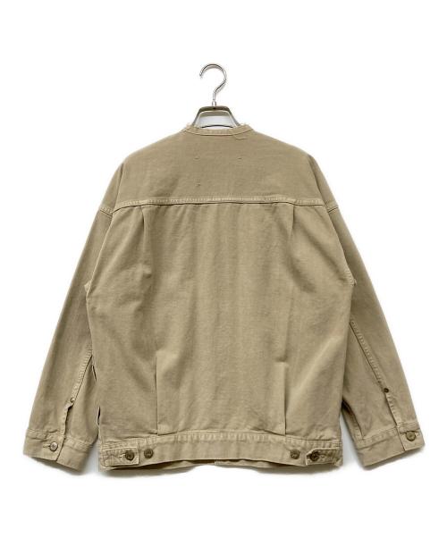 L'ATELIER DENIME D IENA（イエナ）L'ATELIER DENIME D IENA (イエナ) カットオフデニムジャケット ベージュ サイズ:36の古着・服飾アイテム