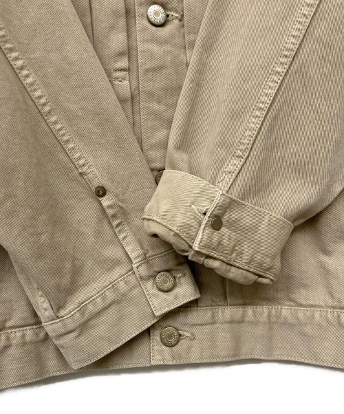 L'ATELIER DENIME D IENA（イエナ）L'ATELIER DENIME D IENA (イエナ) カットオフデニムジャケット ベージュ サイズ:36の古着・服飾アイテム