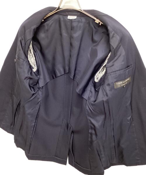 COMME des GARCONS HOMME PLUS（コムデギャルソンオムプリュス）COMME des GARCONS HOMME PLUS (コムデギャルソンオムプリュス) テーラードジャケット ネイビー サイズ:Sの古着・服飾アイテム