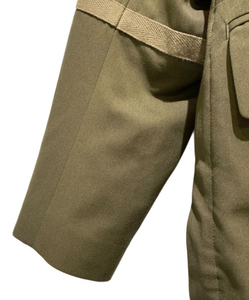 sacai（サカイ）sacai (サカイ) Suiting Mix Coat（スーティングミックスコート） カーキ サイズ:1の古着・服飾アイテム