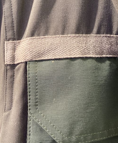 sacai（サカイ）sacai (サカイ) Suiting Mix Coat（スーティングミックスコート） カーキ サイズ:1の古着・服飾アイテム