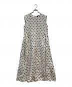 INGEBORGインゲボルグ）の古着「リネンドットワンピース」｜ナチュラル