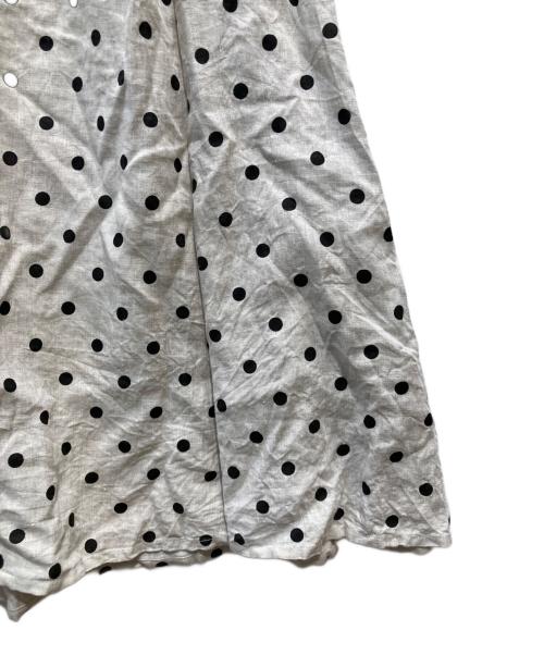 INGEBORG（インゲボルグ）INGEBORG (インゲボルグ) リネンドットワンピース ナチュラル サイズ:-の古着・服飾アイテム