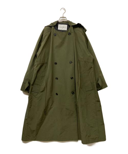 VACHEMENT（ヴァシュモン）VACHEMENT (ヴァシュモン) インナーダウンロングトレンチコート オリーブ サイズ:Freeの古着・服飾アイテム