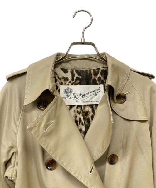 L'appartement（アパルトモン）L'appartement (アパルトモン) ロングトレンチコート ベージュ サイズ:38の古着・服飾アイテム